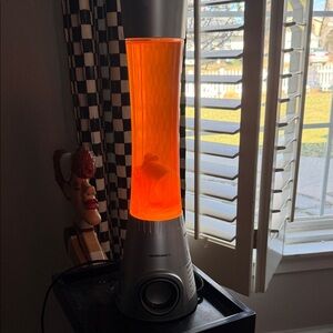 Orange Lava Lamp Speaker